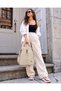 Women's Washable Soft Leather Large Size Luxury Design Backpack Size: 35 X 31 cm Shopper - 2