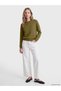 Alita City Lcw Vision Green Knitwear Plain Oval Neck Women's Sweater - 2