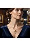 Gold Color White Zircon Stone Serenay Model Necklace - 2