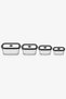Set of 4 Glass Storage Containers with Black Leak-Proof Lids and Air Release Valves 2620 ml + 1380 ml + 800 ml + 470 ml - 7