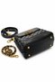 Black Quilted Embroidered Double Strap Stylish Design Women's Shoulder Bag - 6