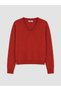 Esvab • Modern & Distinctive V Plunge Loose Fit Women's Knitwear Sweater - 6