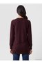 Two Mt Shop Quality Burgundy Knitwear Plain Standard & Regular Women's Tunic - 3