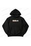 Porsche 924 Printed Black Oversize Boxy Hoodie Sweatshirt - 2