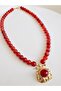 Agate 8 mm Natural Stone Vintage Necklace 45 cm - 5