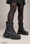 Navor Lace-Up and Zippered Thick Sole Casual Women's Boots