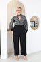 Plus Size Sequin Embroidered Evening Dress Jumpsuit