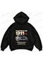 Porsche 911 Gt3 Rs Front and Back Printed Oversize Boxy Hoodie