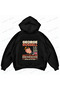 George Russell F1 Graphic Printed Oversize Boxy Hooded Sweatshirt