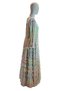 Women's Pastel Marbled Colorful Layered Ruffled Tulle Layered Long Evening Dress / Evening Gown - 4