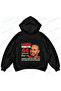 Lewis Hamilton F1 Printed Oversize Boxy Hooded Hoodie Sweatshirt