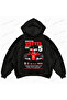 Sebastian Vettel F1 Printed Oversize Boxy Hooded Sweatshirt