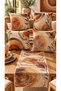 Modern Bohemian 4-Piece Cushion Cover + 1 Runner Set – 43X43 cm Double-Sided Cover, 40X140 cm Runner