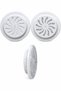 Adjustable Glass Vent 180 mm Natural Gas Vent White Ventilation Vent - 4