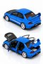 Die Cast Mitsubishi Lancer Evolution Metal Model Car 20.5cm – 1:24 Scale, with Stand, Opening Hood, Opening Doors and Trunk, Shock Absorbers and Movable Steering Wheel - 7