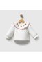Baby Girl Teddy Bear Embroidered Baby Collar Blouse and Plaid Suspender Shorts 2-Piece Set 100% Cotton - 4