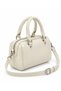 Women's Cream Imported Hand and Shoulder Bag - 6