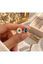 Navy Blue Stone Detailed Adjustable Ring – Double-Sided Stylish Design - 2