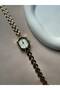 Minimal Metal Women's Wristwatch Gold - 5