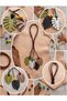 Colorful Leaves Beaded Bag Ornament Accessory Hanger Ct012 - 2