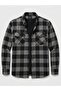 Men's Checkered Double Pocket Lumberjack Shirt with Buttons - 2