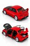 Die Cast Mitsubishi Lancer Evolution Metal Model Car 20.5cm – 1:24 Scale, with Stand, Opening Hood, Opening Doors and Trunk, Shock Absorbers and Movable Steering Wheel - 7