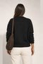 Button Detailed Black Women's Sweater 26K0039K1 - 4