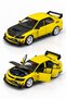 Die Cast Mitsubishi Lancer Evolution Metal Model Car 20.5cm – 1:24 Scale, with Stand, Opening Hood, Opening Doors and Trunk, Shock Absorbers and Movable Steering Wheel - 6