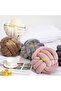 Knot Ball Pillow, Soft Plush Decorative Cushion for Sofa & Home Decor - 2