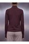Plum High Collar Women's Zippered Sweatshirt (W6) - 4