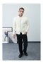 Men's Thick Ribbed Knitwear Zippered Stand Collar Cardigan - 3
