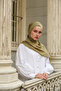 Talia Kibrit Pattern Jacquard Shawl - 2