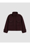 Quality Pieces from Çelebi Store Dik Roba Collar Loose Fit Women's Cashmere Jacket - 7