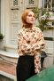 Talia Kibrit Pattern Jacquard Shawl - 3