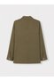 Two Mt Shop Quality Lcw Modest Khaki Plain Loose & Baggy Women's Jacket - 2