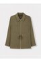 Two Mt Shop Quality Lcw Modest Khaki Plain Loose & Baggy Women's Jacket