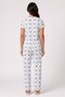 Women 3 Pieces Allover Print Top And Pants With Shorts Pajama Set, Multicolor - 4