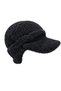 Women's Winter Soft Hat with Earflaps and Ear Muffs - 2