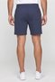 Men Brand Logo Sleepwear Shorts, Dusty Navy - 4