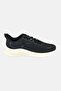 Men Lace Up Running Shoes, Black - 4