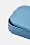 4 Compartment Silicone Lunch Box, Light Blue - 3