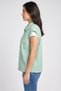 Women Solid Sleeveless Vest Jacket, Sage Green - 3