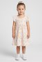 Kids Girl 2 Pcs Floral Print Dress With Scrunchie, Multicolor