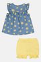 Toddlers Girl 2 Pcs Floral Print Top And Shorts Set, Multicolor - 3