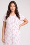 Sophia By Women Floral Print Short Sleeve Sleepwear Dress, Multicolor - 2