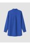 Two Mt Shop Quality Lcw Curve Blue Plain Loose & Baggy Women's Shirt Tunic - 5