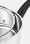 Essentials Saucepan With Vented Glass Lid 18cm, Silver - 3