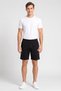 Men Brand Logo Outdoor Shorts, Black - 2
