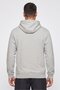 Men Sportswear Fit Brand Logo Outdoor Hoodie, Grey - 4
