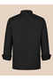 Durable Premium Alpaca Fabric Men's Chef Jacket - Double-Breasted Stand Collar - White / Black - with Name Embroidery Gift - 2